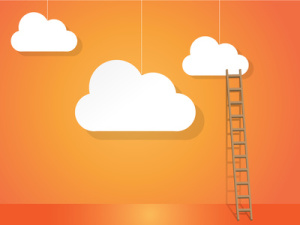 Cloud services with cloud and ladder